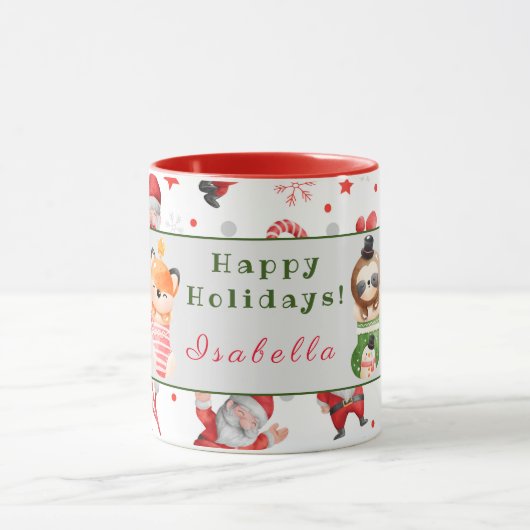 De groeven en de Fox passen Tekst en Naam aan Mok (Midden)