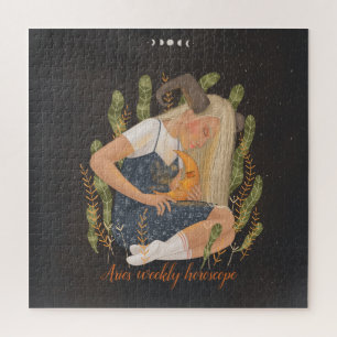 De groeven passen naam 12 tekens van het ontwerp v legpuzzel