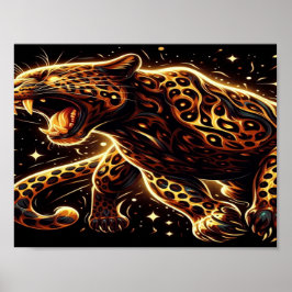 De Grommende Gouden Tijger Poster