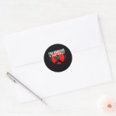 De grond is je grootste leraar. Leren van Fa Ronde Sticker (Envelop)