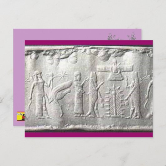 de grond van de UR Briefkaart (Voorkant / Achterkant)