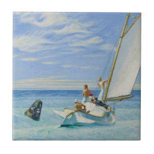 De grond zwelt tegeltje