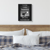 De grondbeginselen van Taekwondo Moon Kick Canvas Afdruk (Insitu (Slaapkamer))