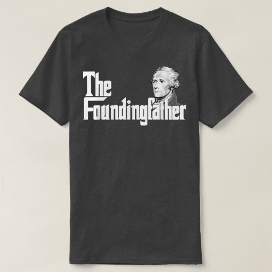 De grondlegger Aleander Hamilton T-shirt (Design voorkant)