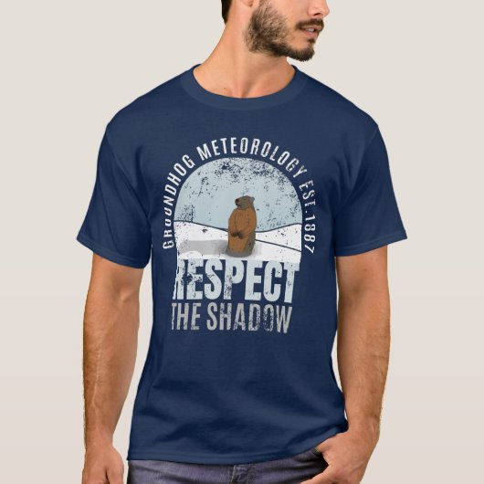 De grondwatermeteorologie respecteert de schaduw t-shirt (Voorkant)
