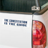De Grondwet Is De Gids George Washington Bumpersticker (Op Truck)