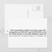 De Grondwet is een heilige plicht voor iedereen Briefkaart (Voorkant / Achterkant)