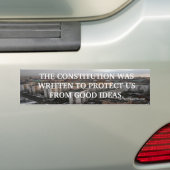 DE GRONDWET IS GESCHREVEN OM ONS TE BESCHERMEN TEG BUMPERSTICKER (Op auto)