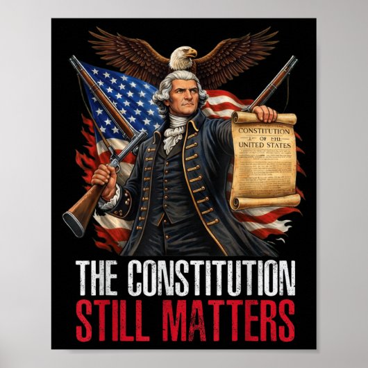 De Grondwet nog steeds patriottisch Poster (Voorkant)