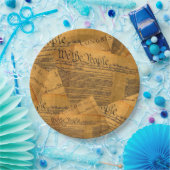 De Grondwet Papieren Bordje (Feest)