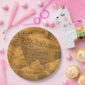 De Grondwet Papieren Bordje (Feest)