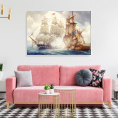 De Grondwet van de USS bepaalt H.M. het Vriesje va Canvas Afdruk (Insitu (Woonkamer))