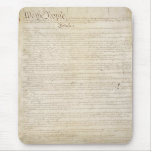 De grondwet van de Verenigde Staten Muismat