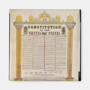 De Grondwet van de Verenigde Staten van Amerika Magneet