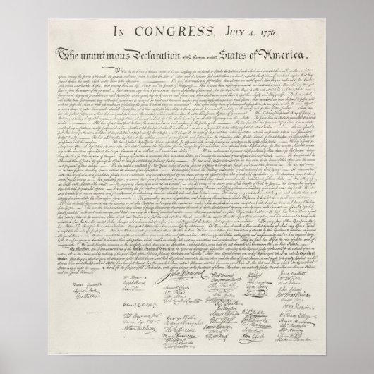 De Grondwet van de Verenigde Staten van Amerika Poster (Voorkant)