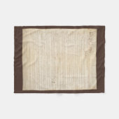 De grondwet van de Verenigde Staten, wij het volk Fleece Deken (Voorkant (Horizontaal))