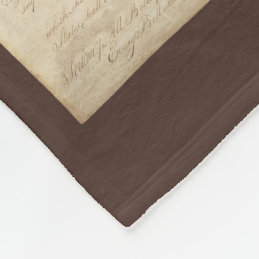 De grondwet van de Verenigde Staten, wij het volk Fleece Deken (Hoek)