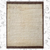 De grondwet van de Verenigde Staten, wij het volk Legpuzzel