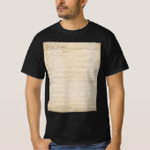 De grondwet van de Verenigde Staten, wij het volk T-shirt (Voorkant)