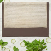 De grondwet van de Verenigde Staten, wij het volk Theedoek (Gevouwen)