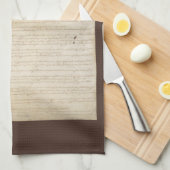 De grondwet van de Verenigde Staten, wij het volk Theedoek (Quarter Fold)