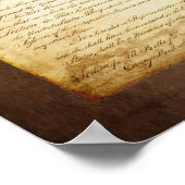 De grondwet van de VS Poster (Hoek)