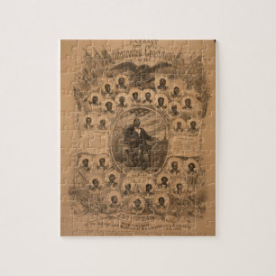 De Grondwet van Louisiana en de leden van de Conve Legpuzzel