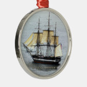 De Grondwet van USS bij Volledig Masker Metalen Ornament (Rechts)