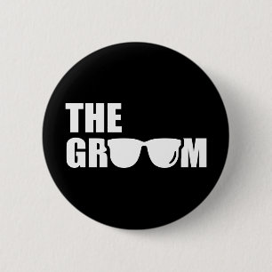 De Groom bachelor Ronde Button 5,7 Cm