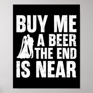 De Groom Bachelor Supplies Party Weddenschap Poster
