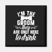 De Groom Bachelor Supplies Party Wedding 1 Magneet (Voorkant)