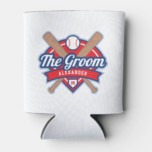 De Groom Baseball Foam Koelbox Blikjeskoeler (Voorkant)
