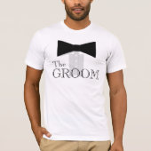 De Groom Bow Stropdas Shirt (Voorkant)