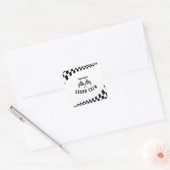 De Groom Crew Vierkante Sticker (Envelop)