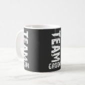 De Groom Extra Grote van het team Tekst Koffiemok (Voorkant links)