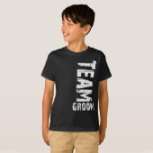 De Groom Extra Grote van het team Tekst T-shirt (Voorkant volledig)