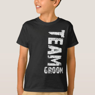 De Groom Extra Grote van het team Tekst T-shirt