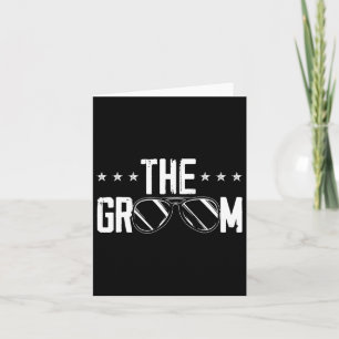 De Groom Fiancee Night Wedding Bachelor Part Kaart
