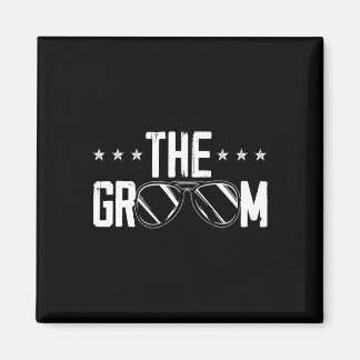 De Groom Fiancee Night Wedding Bachelor Part Magneet