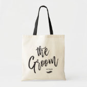 De Groom | Het Stijl van het Manuscript de Aangepa Tote Bag (Voorkant)