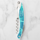 De Groom Naam van de Beach Weddenschap Kurkentrekker (Voorkant)