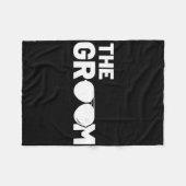 De Groom Squat Bachelor Supplies Party Weddenschap Fleece Deken (Voorkant (Horizontaal))