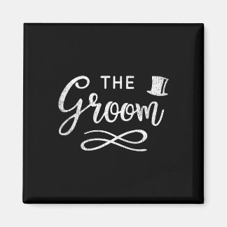 De Groom Stag Party Retro Trouwdag Accessoire G Magneet