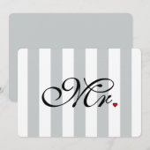 De Groom van de heer Husband klikt om Kleurstripes (Voorkant / Achterkant)