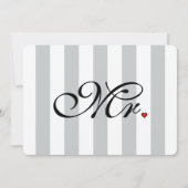 De Groom van de heer Husband klikt om Kleurstripes (Voorkant)