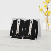 De Grooms Kaart (Gele Bloem)