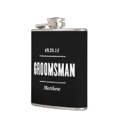 De Groomsman | Weddenschap Heupfles (Links)