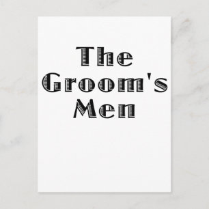 De Groomsmen Briefkaart