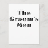 De Groomsmen Briefkaart (Voorkant)