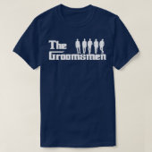 De Groomsmen-bruiloft T-shirt (Design voorkant)